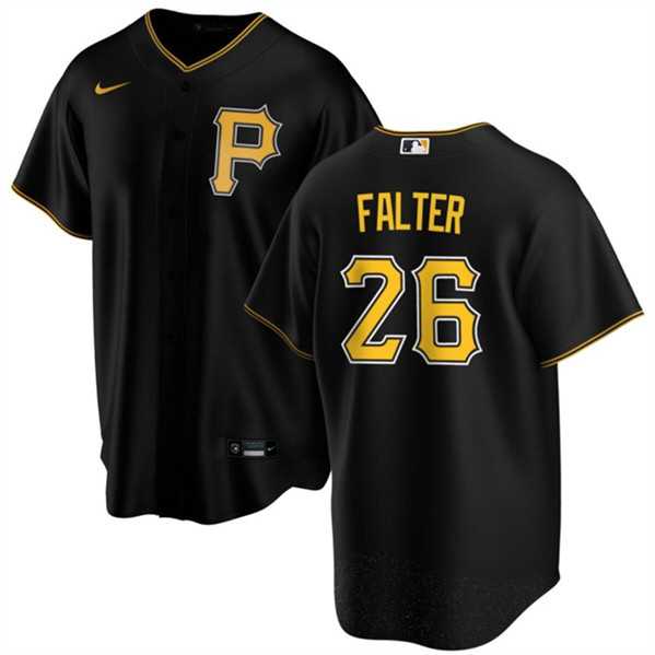 Men's Pittsburgh Pirates #26 Bailey Falter Black Cool Base Baseball Stitched Jersey Dzhi,We sell and wholesale Men's Pittsburgh Pirates #26 Bailey Falter Black Cool Base Baseball Stitched Jersey Dzhi on line form chian!